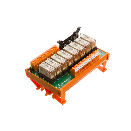 1457400000 - RSM-8 24VDC Relay with Green LED, 62mm x 130mm x 87mm