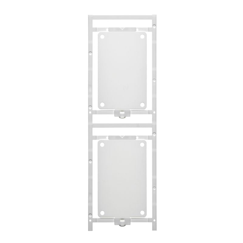 1248480000 - White ClipCard Markers 54x85mm, RoHS Compliant, Easy Mounting  (Pack of 10)