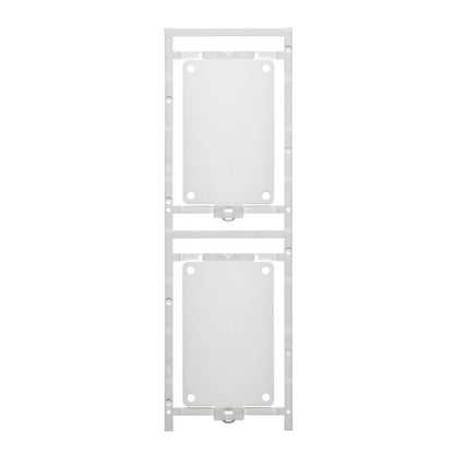 1248480000 - White ClipCard Markers 54x85mm, RoHS Compliant, Easy Mounting  (Pack of 10)