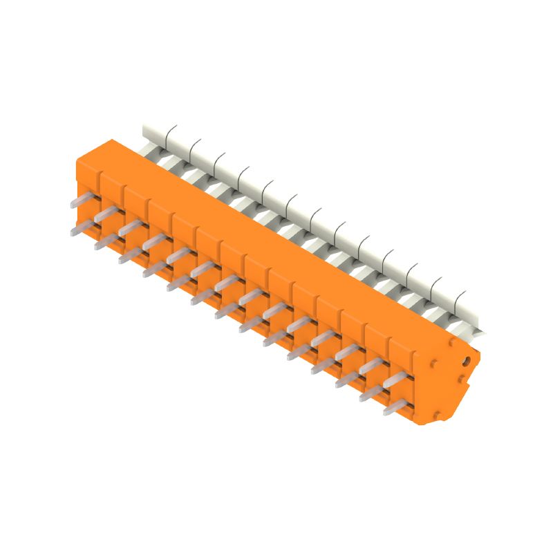 1958330000 - 14-Pole 5mm Terminal Block, 135° Angle, Orange  (Pack of 50)