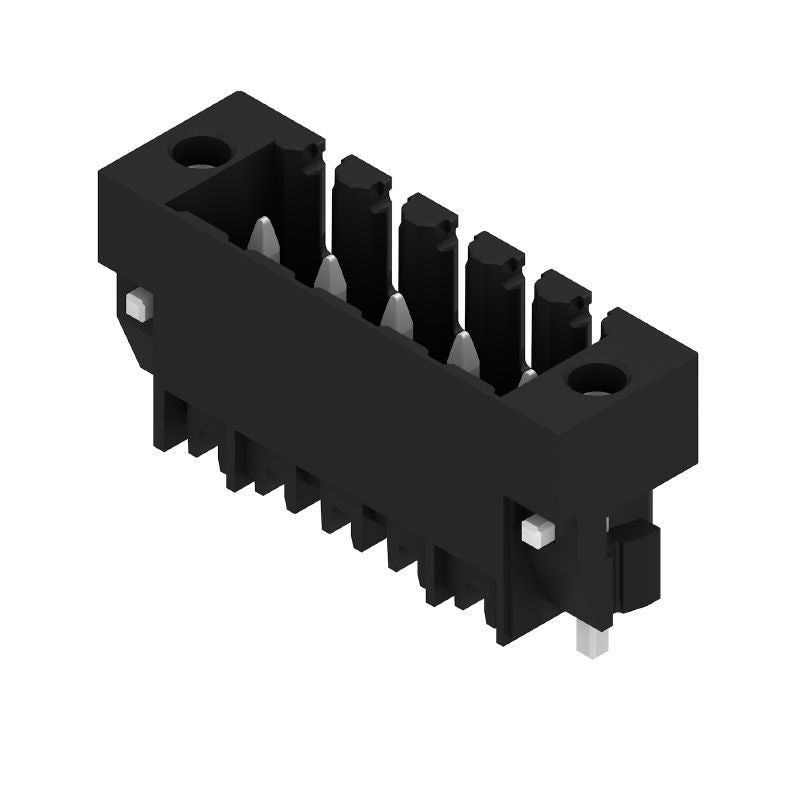 1805250000 - 3.50mm 5-Pole Black PCB Connector with Solder Flange  (Pack of 265)