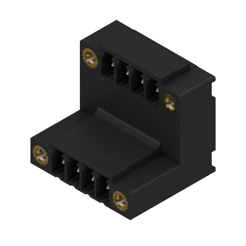 1033990000 - 8-Pole 90° PCB Plug Connector, 3.2mm Pins, Black  (Pack of 50)