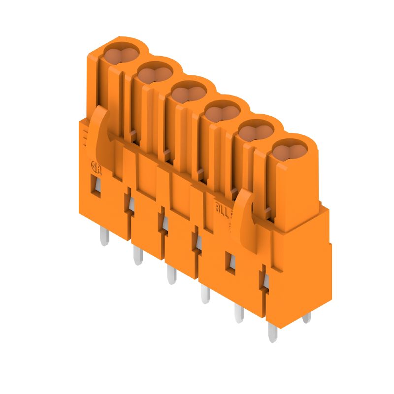 1630750000 - 5.08mm Pitch Female PCB Connector for 6 Poles, 180° Angle  (Pack of 60)