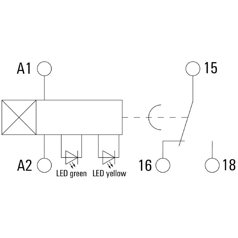 2898340000 - TFI-Series On-Delay Timing Relay, 24-240V UC, 8A CO Contact