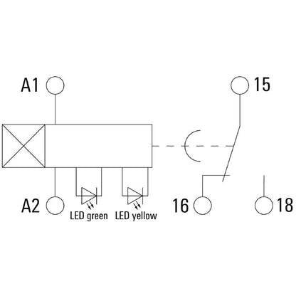 2898340000 - TFI-Series On-Delay Timing Relay, 24-240V UC, 8A CO Contact