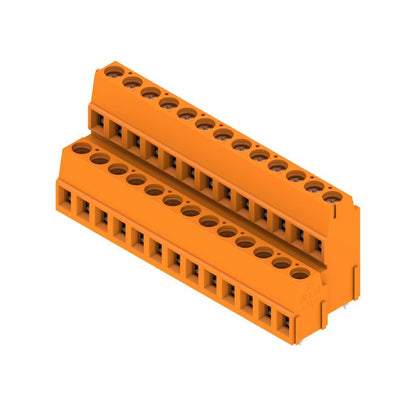 1768960000 - 5.08mm Orange PCB Terminals with 26 Poles & 90° Angle  (Pack of 16)
