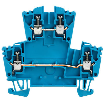 1041180000 - Compact Dual-Level Blue Terminal for 2.5 mm² Wire Connections  (Pack of 100)