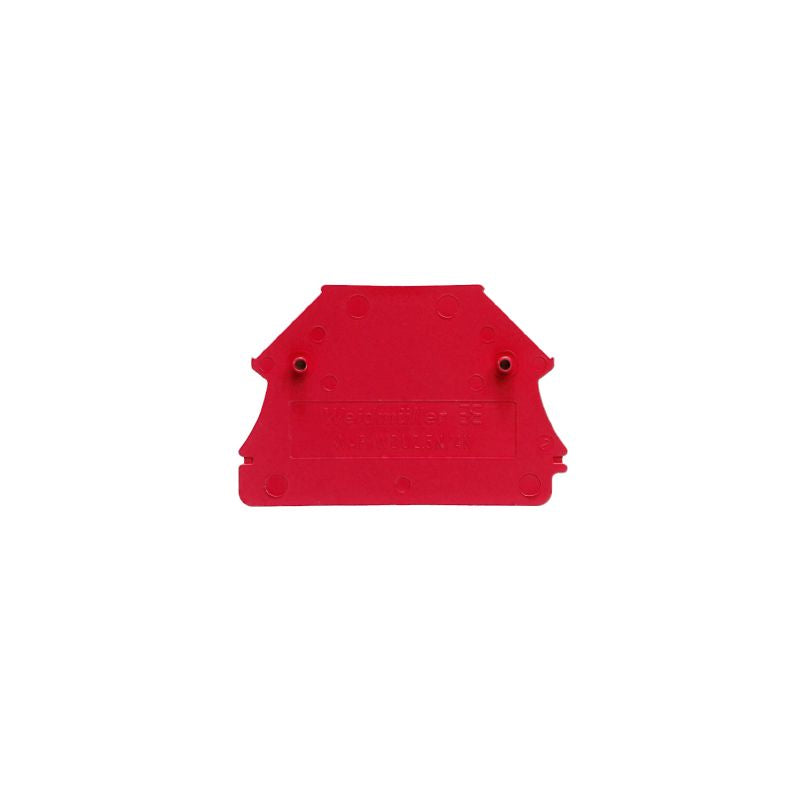 2932440000 - Red End Plate Terminal, 44mm Height, V-0 Flammability  (Pack of 50)