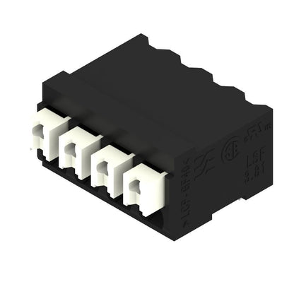 1869380000 - Black 4-Pole 3.81mm Circuit Board Terminal with Push Button  (Pack of 35)