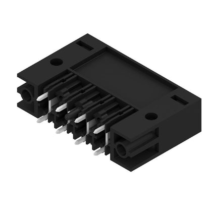 1931060000 - 4-Pole 7.62mm THT Male Header Connector with Clip-on Flange  (Pack of 36)