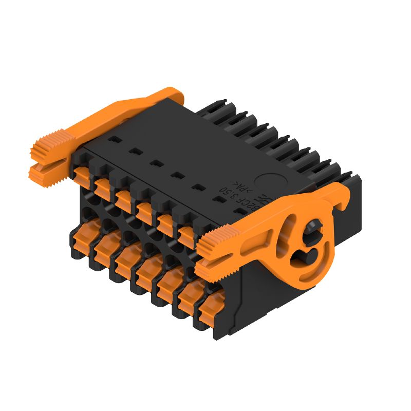 1278280000 - 3.50mm Female PCB Connector, 14 Poles, Push-In Design  (Pack of 54)