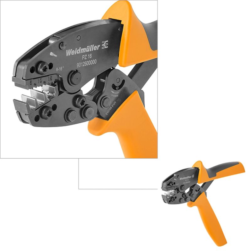 9012600000 - PZ 16 Mechanical Crimping Tool for AWG 10-6 Ferrules