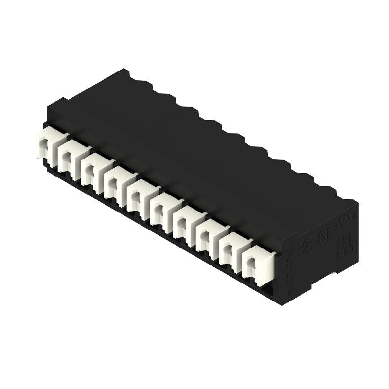 1871050000 - 3.50mm Black PCB Terminal, 10 Poles, Push-In 1.5mm  (Pack of 15)