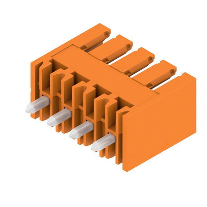 1604490000 - 4-Pole 3.5mm PCB Connector with 180° Elbow  (Pack of 100)
