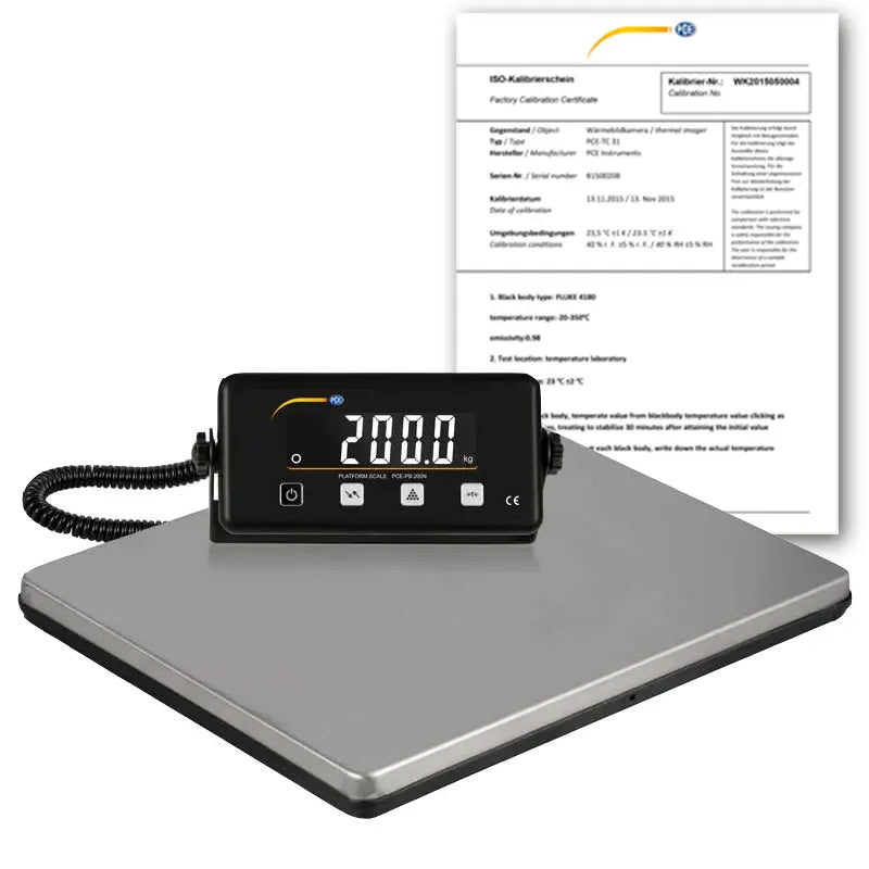 PCE-PB 200N - 200kg Checkweighing Scale with External Display & Tare Function
