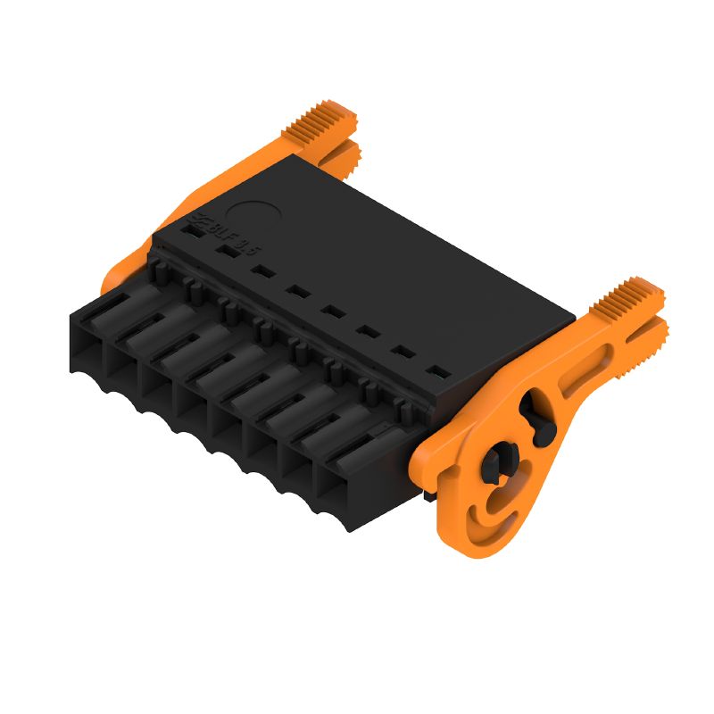 2459900000 - 3.50mm 8-Pole PCB Connector, PUSH IN, 180° Angle  (Pack of 48)