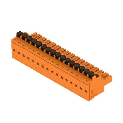 1980310000 - Female PCB Connector, 5mm Pitch, 16 Poles, 90° Angle  (Pack of 18)