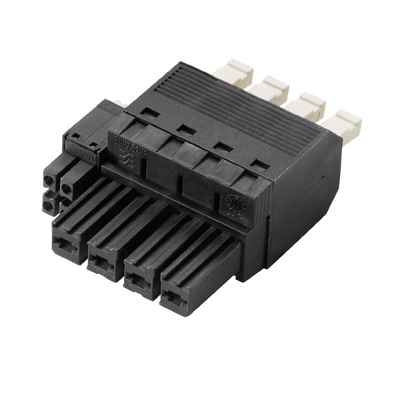 1547560000 - 4-Pole 180° PCB Female Connector with Push-In Actuator  (Pack of 48)