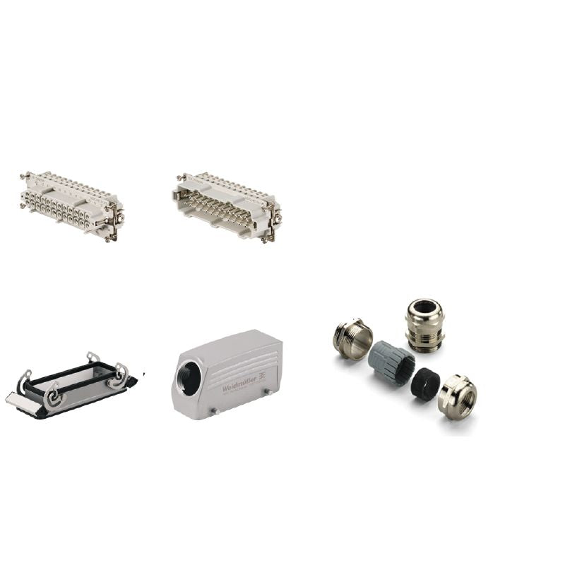 1802380000 - Heavy-Duty 24-Pole Connector Kit with Diecast Aluminum Housing