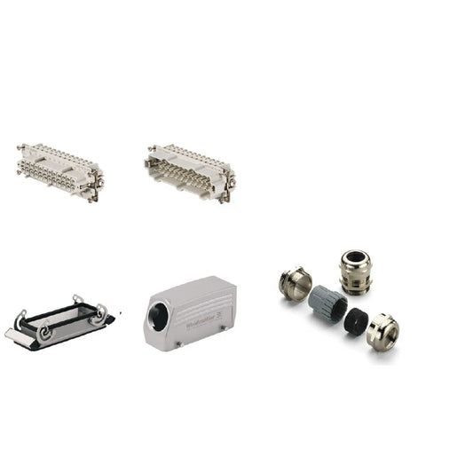 1802380000 - Heavy-Duty 24-Pole Connector Kit with Diecast Aluminum Housing
