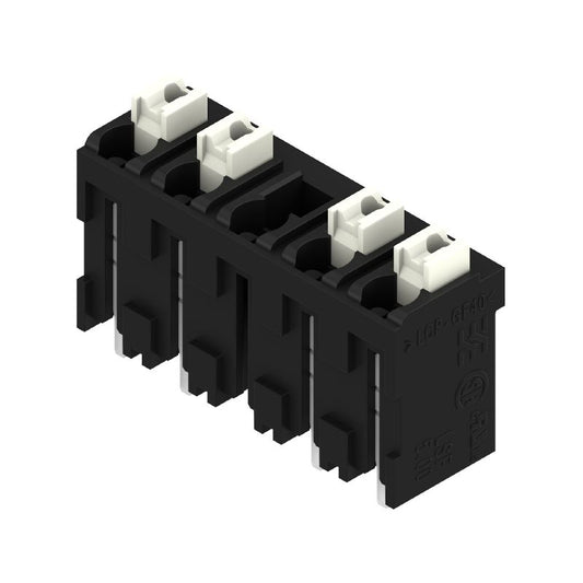1942080000 - 5-Pole 5mm PCB Terminal, 1.5mm Black Push-In Connectors  (Pack of 600)
