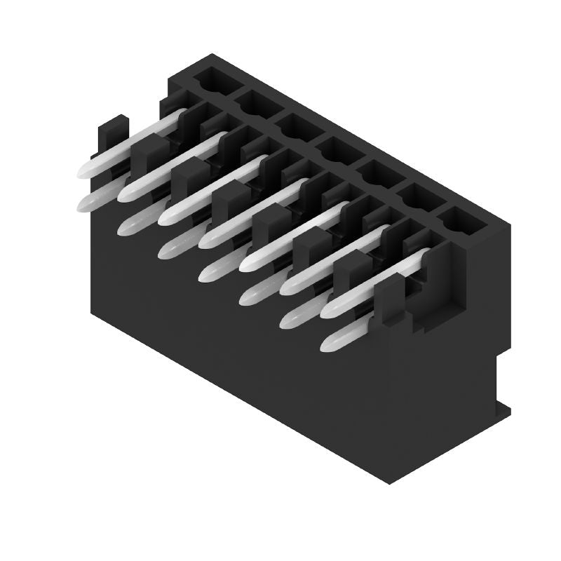 1728030000 - Black 14-Pole PCB Connector, 3.50mm Pitch, THT Solder  (Pack of 66)