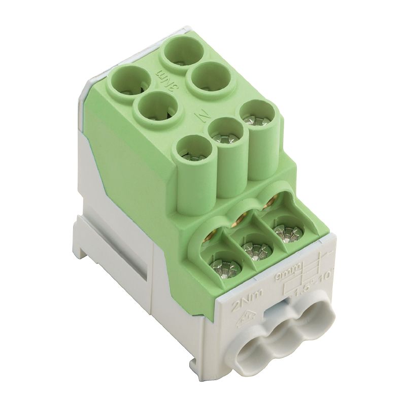 1561930000 - Green 101A Terminal, 25mm², 8 Connection Points  (Pack of 3)