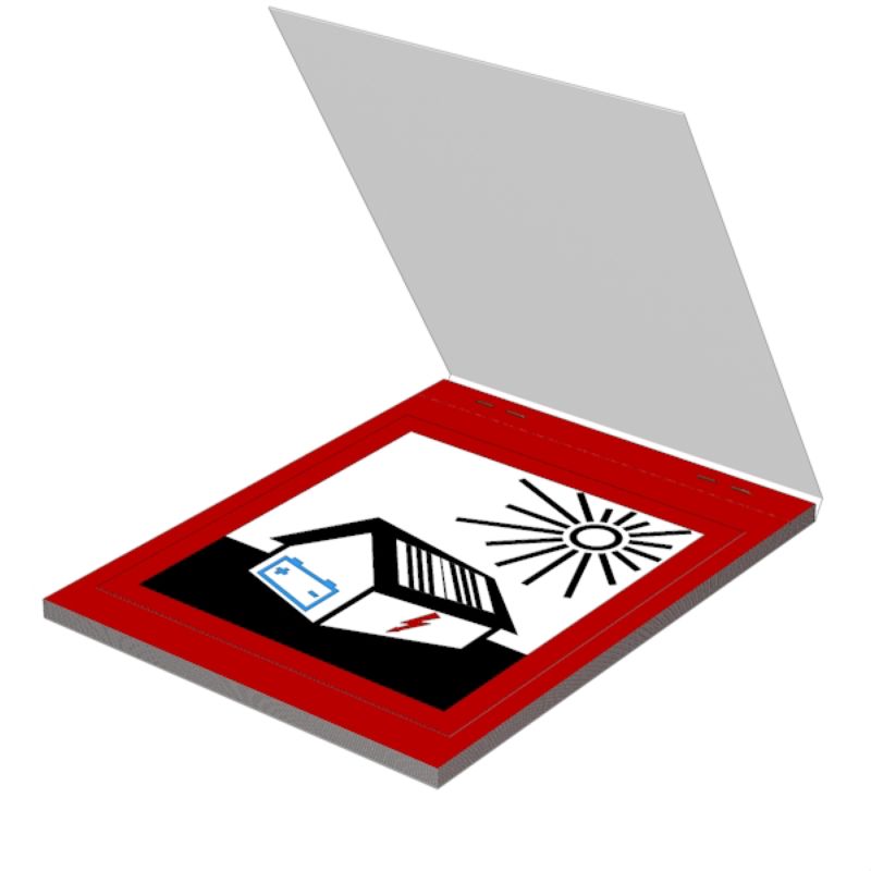 2817470000 - Self-Adhesive Device Markers 100 x 90 mm, Vinyl Film  (Pack of 20)