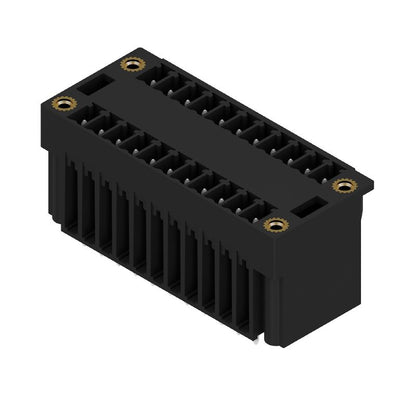 1031590000 - 3.81mm 22-Pin 180° PCB Header Connector, Tinned Black Finish  (Pack of 50)