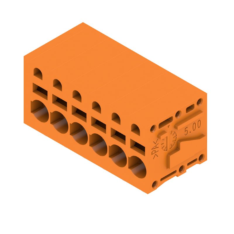 1332010000 - 5mm Pitch PCB Terminal, 6 Poles, Push-In Connection  (Pack of 45)