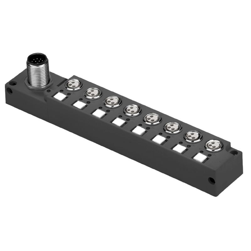 1871680000 - M12 12-Pole PNP Outlet with LED, 10-30V Operation