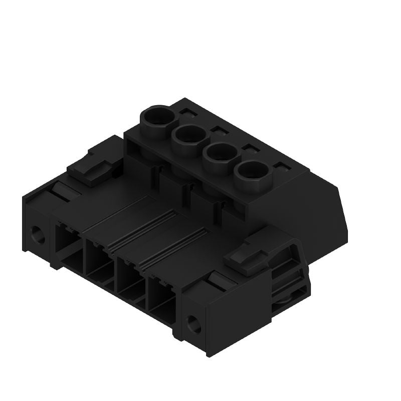 1931980000 - 7.62mm 4-Pole Male Connector with 180° Clamping Yoke  (Pack of 100)