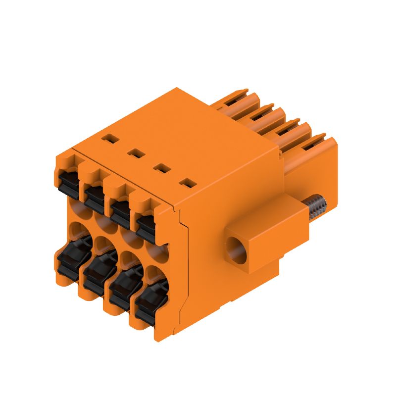 1277680000 - 8-Pole 3.50mm PCB Female Connector with Push-In Installation  (Pack of 84)