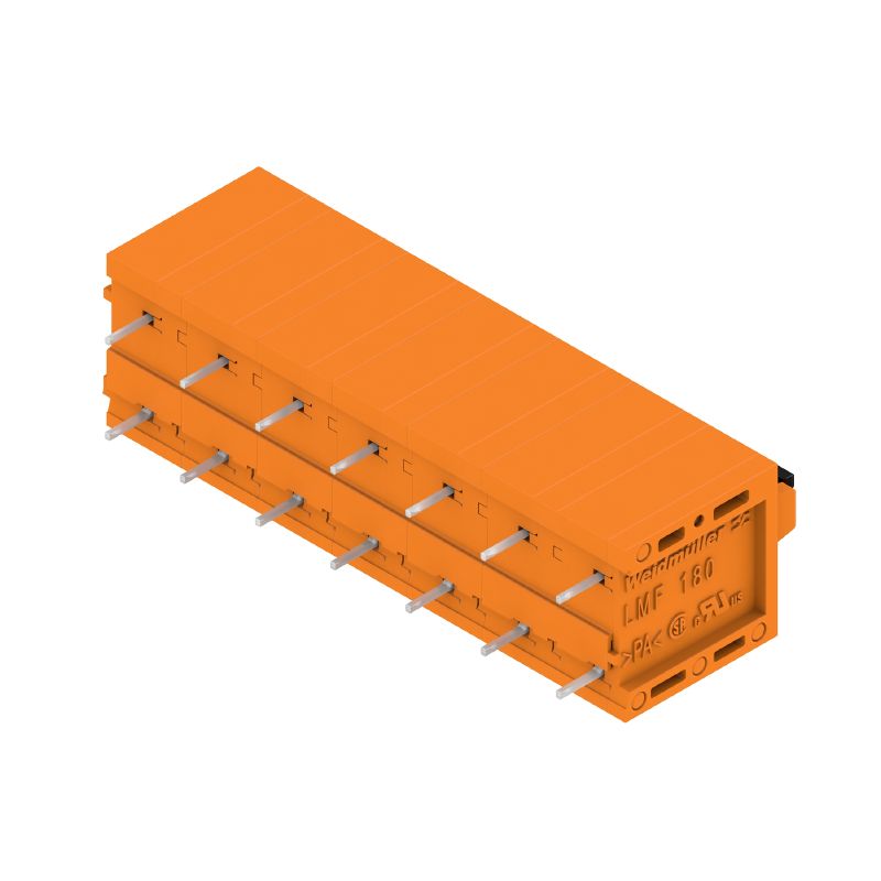 2774590000 - 7-Pole 7.50mm PCB Terminal with 180° Outlet, Orange  (Pack of 25)