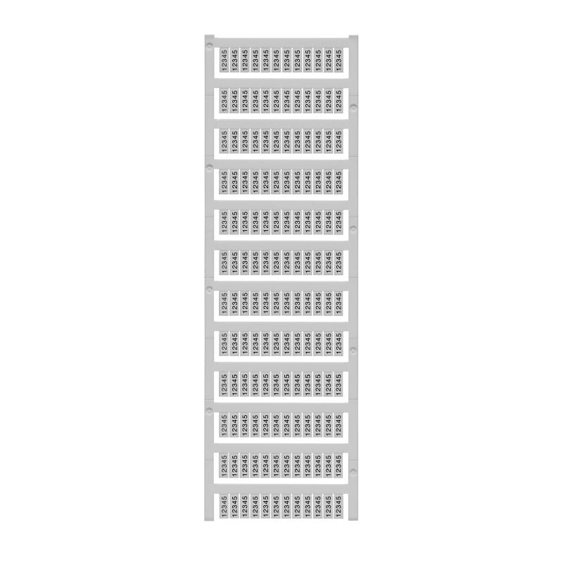 1609870000 - 12x5mm Terminal Marker for Weidmueller & Allen-Bradley Systems  (Pack of 144)