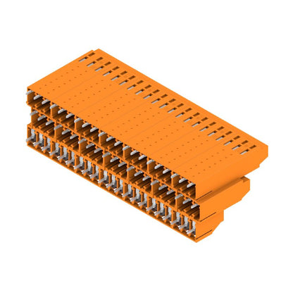 1979230000 - 5.08mm PCB Connector for 63 Poles, 90° Angle, Orange  (Pack of 10)