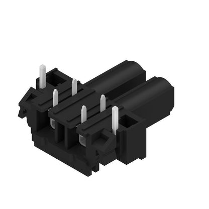 1095640000 - 7.62mm 2-Pole Black PCB Connector with Solder Flange  (Pack of 72)