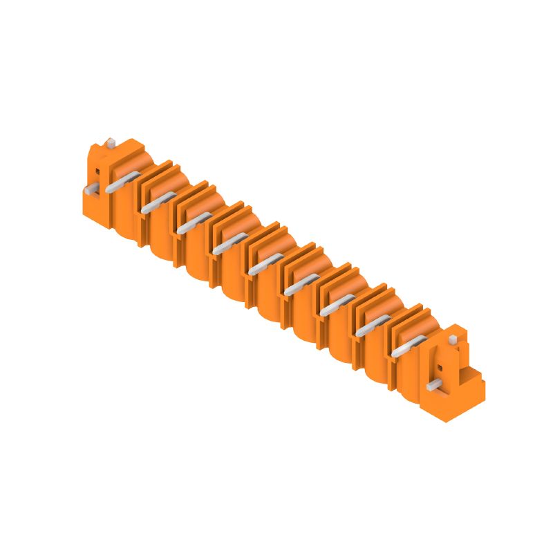 1096100000 - 90° 9-Pole PCB Male Header Connector with Solder Flange  (Pack of 24)