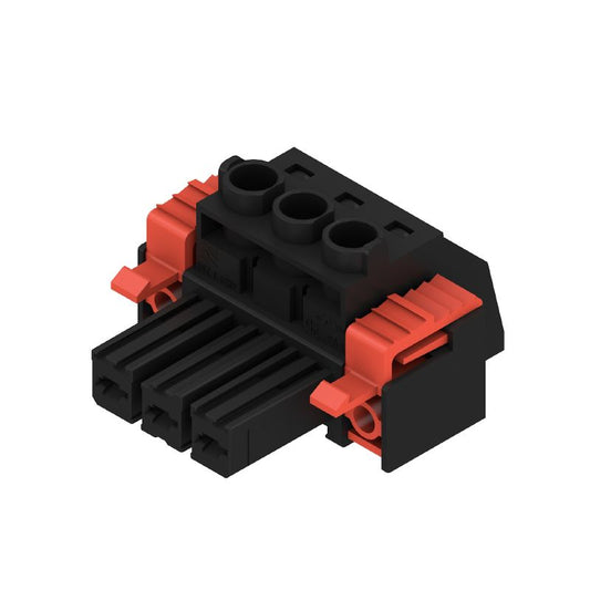 1930060000 - 7.62mm PCB Female Plug Connector, 180° Layout  (Pack of 100)