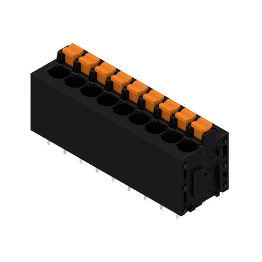 1426140000 - 5.08mm Black Terminal Block, 9 Poles, 180° Orientation  (Pack of 30)