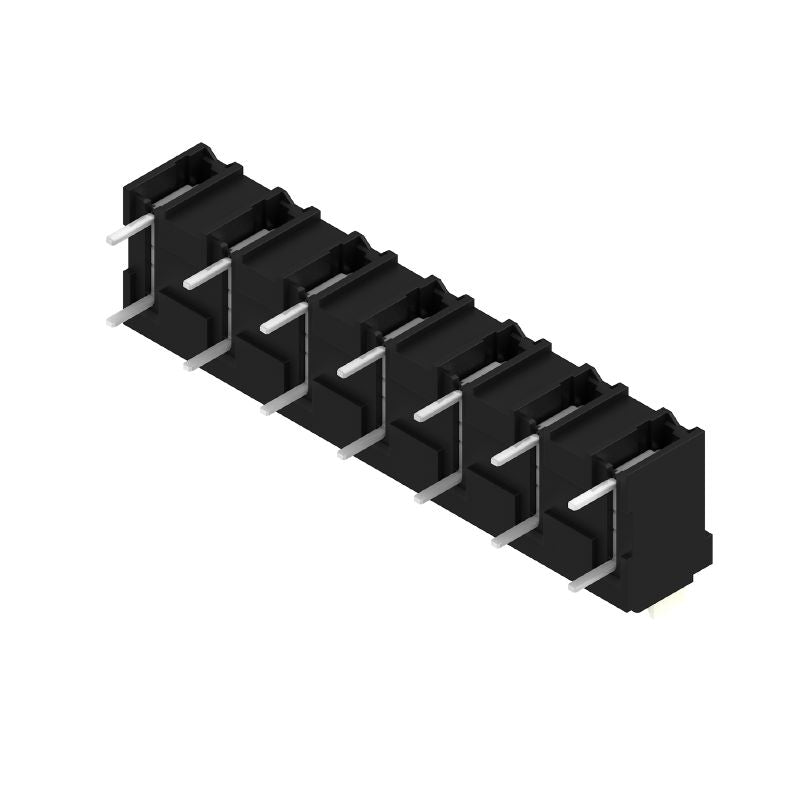1825000000 - 7-Pole 7.62mm PCB Terminal Connector, Black, Push-In Style  (Pack of 11)