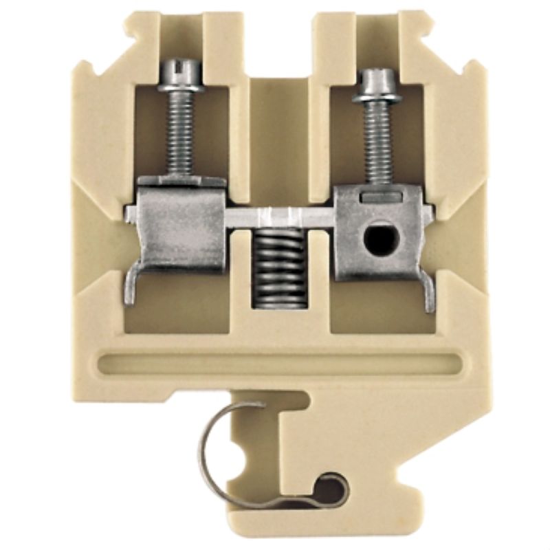 9502600000 - Beige 4mm² Feed-Through Terminal Block, 32A Rating  (Pack of 25)