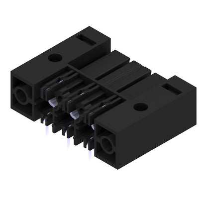 1929530000 - 7.62mm 3-Pole Black PCB Header Connector with Screw Flange  (Pack of 100)