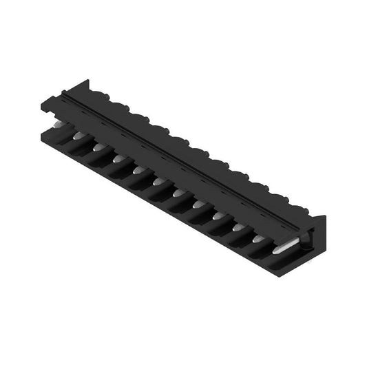 1155150000 - 12-Pole 90° PCB Connector, Black, 3.2mm Solder Pins  (Pack of 50)