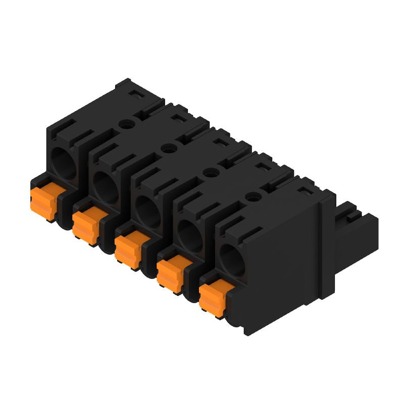 1043860000 - 7.62mm 5-Pole PCB Female Connector with 180° Push In Mechanism  (Pack of 48)