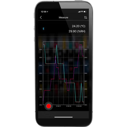 PCE-555BT - Bluetooth Climate Meter with LC Display & Temperature Range up to 60°C