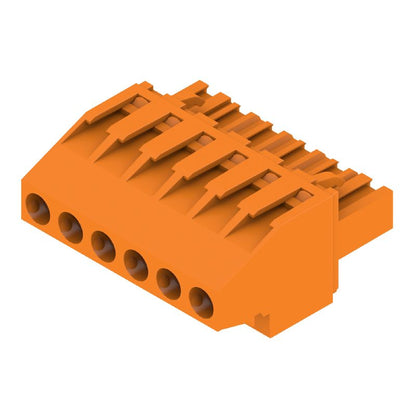 1958830000 - 5mm Female PCB Connector with 6 Poles and Clamping Yoke  (Pack of 60)