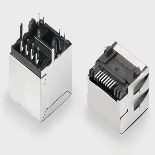 2564440000 - 90° RJ45 Transformer Jack for PCB, 750 Cycles, 1000 Mbps  (Pack of 200)