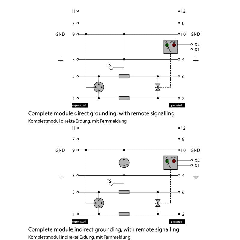 8951560000 - 24V AC Surge Protection Component with Warning Indicator