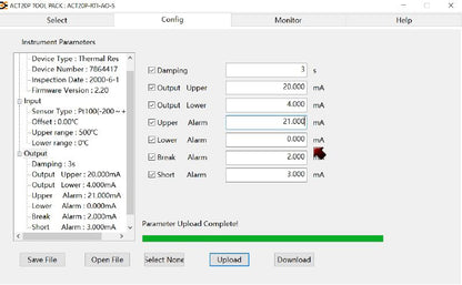 7760054233 - Adjustable Temperature Converter for PT100, -200 to +850 °C